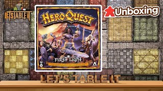 HeroQuest First Light  Unboxing amp Overview [upl. by Erelia]