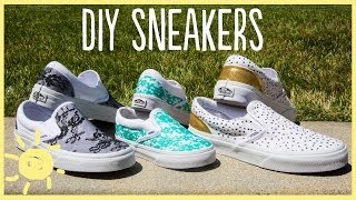 DIY  Lace Sneakers Cute and Easy [upl. by Suhsoj]