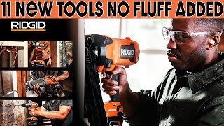 11 ALL NEW RIDGID Power Tools Coming In 2021 ABSOLUTELY NO FLUFF [upl. by Ain624]