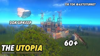 The Utopia  Rust Console Base Design  30k upkeep  60 Rockets  46 Man base [upl. by Etteinotna422]