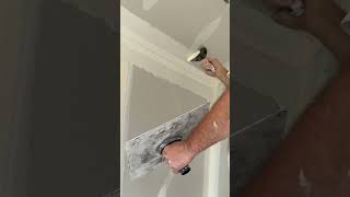 Expertly installing no coat on drywall angles construction drywall fypviralシ [upl. by Pattin980]