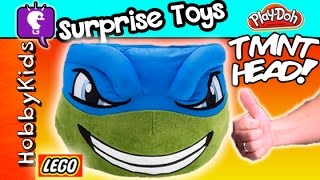 TMNT Leo SURPRISE Egg PlayDoh Eggs  FunkoPop Blind Boxes by HobbyKidsTV [upl. by Patricio387]