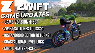 ZWIFT Update 153  Zwift Switch to TSS®  iPad Workout Editor Returns  More [upl. by Sedgewake]