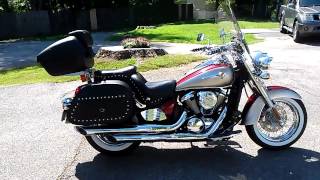 Kawasaki Vulcan 900 Classic Motorcycle Saddlebags amp Trunk Review  vikingbagscom [upl. by Kathryn438]