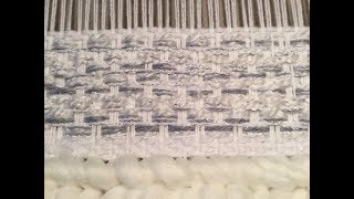 WEAVING INSTRUCTIONS  PART 8  LARGE SOUMAK amp BASKET WEAVE [upl. by Eidassac575]