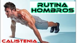 Rutina Hombros Calistenia  3 NIVELES [upl. by Nilok]