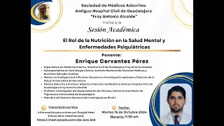 El Rol de la Nutrición en la Salud Mental y las Enfermedades Psiquiátricas [upl. by Chu]