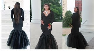 PROM VLOG 2017 GRWM HAIR DRESS MAKEUP [upl. by Aitel]