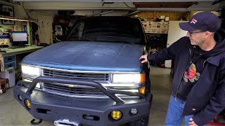 HighLow Beam Headlight Relay Install for OBS Chevy  Painless Kit How To [upl. by Eanore432]