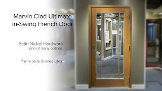 Product Feature  Marvin Clad Ultimate InSwing French Door  Window Design Center [upl. by Turoff671]