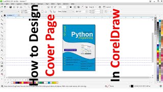 How to Design Cover Page for the Books in CorelDraw [upl. by Augie]