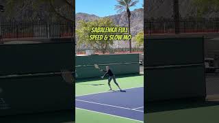 Sabalenka Slow Motion Forehand [upl. by Laresa]