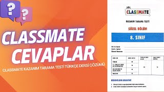 Classmate 8 Sınıf Kazanım Tarama Testi [upl. by Stillman]