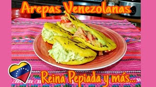 Arepa venezolana Reina Pepiada al estilo de un guatemalteco y otra deliciosa de mi inspiración [upl. by Mccafferty]