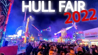 Hull Fair 2022  Opening Night  Walk Through and On Ride POVs [upl. by Gad862]