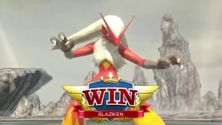 Pokkén Tournament  Blaziken Online Battles 1 [upl. by Adnirolc]