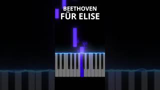 Beethoven Für Elise  EASYBEGINNER PIANO TUTORIAL [upl. by Lorinda]