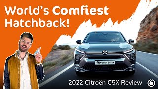 2022 Citroen C5 X First Drive Review  Genre Bending Big Citroen Is Unbelievably Comfy [upl. by Louls]