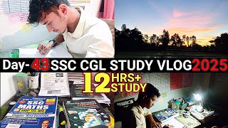 Day43 SSC CGL aspirant study vlog 😉  ssc ssccglpreparation study rberevolutionbyeducation [upl. by Selassie]