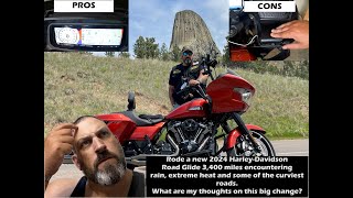 Thoughts on the 2024 Road Glide after a 3400 mile road trip [upl. by Ittam946]