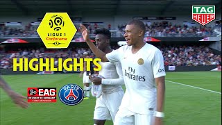 EA Guingamp  Paris SaintGermain  13   Highlights  EAG  PARIS  201819 [upl. by Yecnahc]