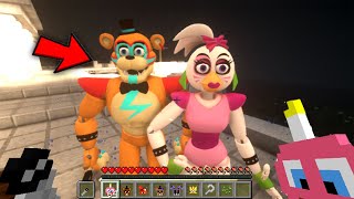 MINECRAFT pero con mods de Five Nights at Freddys SECURITY BREACH 😱🐻 shorts cortos minecraft [upl. by Attenreb]