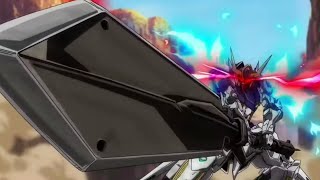 Gundam Barbatos Lupus Obliterates Mobile Armor Hashmal [upl. by Adnavoj859]