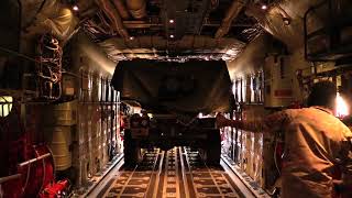 Talisman Sabre 21 3d Battalion 12th Marines load HIMARS on MC130J Air Commando II BRoll [upl. by Colton33]