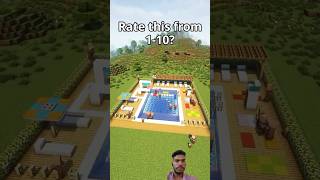 MADE A SWIMPOOL safilo cristal minecraft gaming [upl. by Kinom]