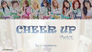 TWICE  CHEER UP  KOLAY OKUNUŞMVEASY LYRICSCOLOR CODED [upl. by Martinson]