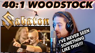 Sabaton  401 live Woodstock FIRST REACTION IVE NEVER SEEN SOMETHING LIKE THIS [upl. by Idok]