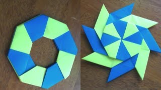 Tutorial Origami Rehilete  Estrella Magica que se transforma [upl. by Amandy185]