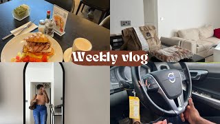 Weekly vlog Grocery shopping haullots of cooking cleaning my apartmentgym solo carwash date [upl. by Ambrosi]