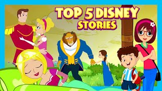 Top 5 Disney Stories  Fairy Tales  Bedtime Stories for Kids  Tia amp Tofu [upl. by Nnairek]