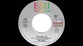 1981 HITS ARCHIVE Bette Davis Eyes  Kim Carnes a 1 recordstereo 45 [upl. by Mossman]