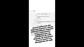 Nueva Sentencia del Tribunal Supremo Arraigo Laboral [upl. by Owades]