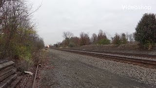 Columbus Ohio NS locomotive 4388 with huge empty coal hopper train [upl. by Zenitram]