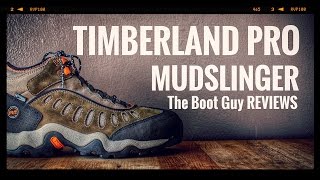 TIMBERLAND PRO MUDSLINGER STYLE 86515214  The Boot Guy Reviews [upl. by Currie]