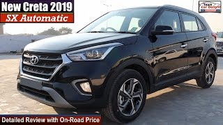 Hyundai Creta Sx Automatic Detailed Review with On Road Price  Creta 2019 Sx Automatic [upl. by Perrins]