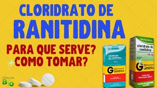 CLORIDRATO DE RANITIDINA Para que serve e como usar BULA SIMPLIFICADA [upl. by Nomrej]