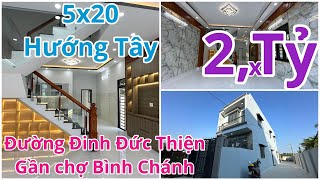 ❤️Căn Nhà Đẹp Gần Chợ Bình Chánh Đường Đinh Đức Thiện Khu Dân Cư Đông Đúc Giá Rẻ Ngân Hàng Cho Vay [upl. by Ranger932]