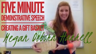 Five Minute Demonstrative Speech [upl. by Rebmat]