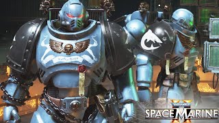 CARCHARODONS SQUAD 3 Space Marines vs TYRANID SWARM  Warhammer 40k Space Marine 2 [upl. by Lohner]