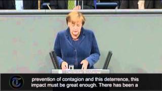 Angela Merkel If the euro fails Europe fails [upl. by Itch]