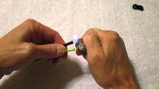 Two Color Paracord Bracelet  Part 2 Splice Your Paracord [upl. by Adni651]