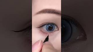 lowerlashes eyelashes eyemakeup eyelashhack calmdown foryou viralvideo shorts [upl. by Rubetta859]