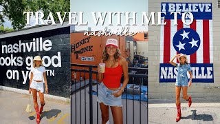 TRAVEL WITH ME TO NASHVILLE  apartment hunting food touring amp drinking on broadway [upl. by Rufina587]