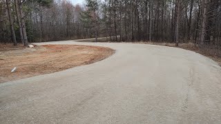 Building A New Driveway And Parking Lot For A New Business [upl. by Currier]