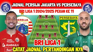 JADWAL PERSIJA JAKARTA VS PERSEBAYA  KABAR PERSIAJA  BERITA PERSIJA JAKARTA  KABAR PERSIJA [upl. by Ahsenac]