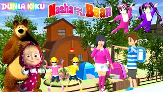 Yuta Mio Camping Di Rumah Masha And Bear Yuta Di gigit LabaLaba Zombie😱 SAKURA SCHOOL SIMULATOR [upl. by Ahsienat37]